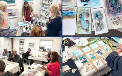 Art workshop at The Galerie, Isle of Harris