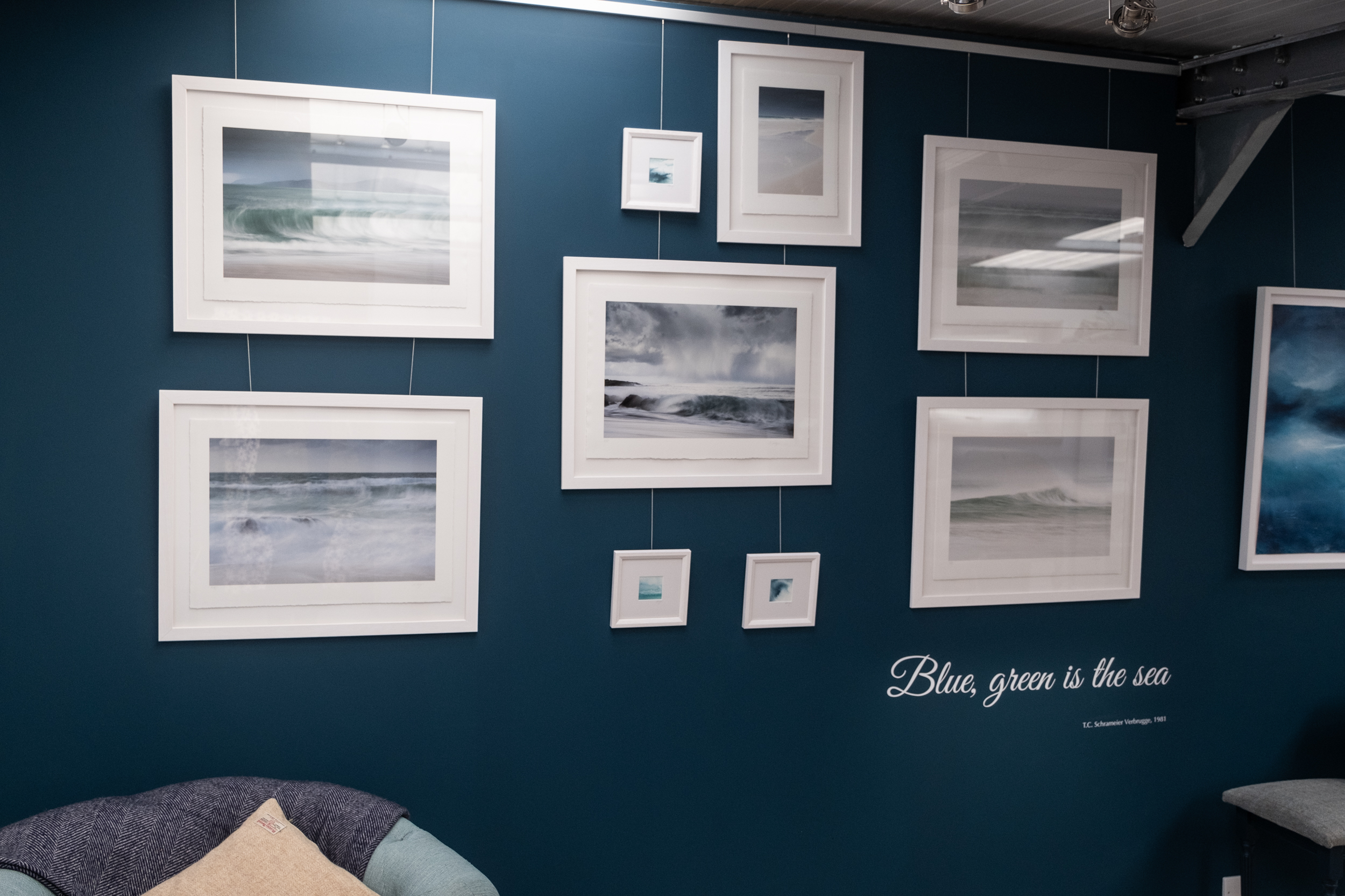 Una lido in St Ives at dusk. 