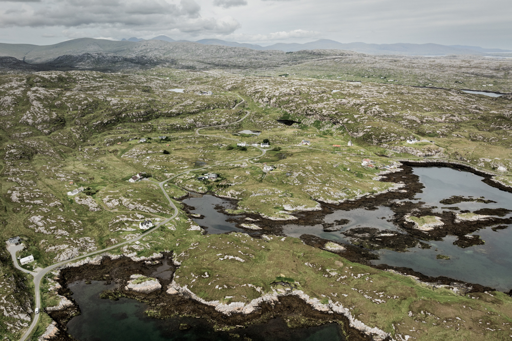 Una lido in St Ives at dusk. 