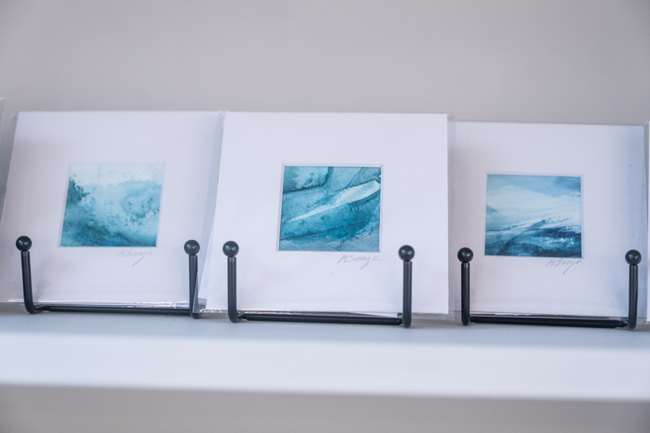 Una lido in St Ives at dusk. 