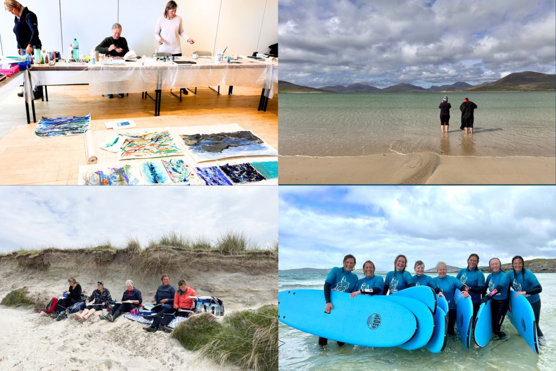 Creative retreat on the Outer Hebrides Writing retreat with Sean Tucker on a coastal house in wales