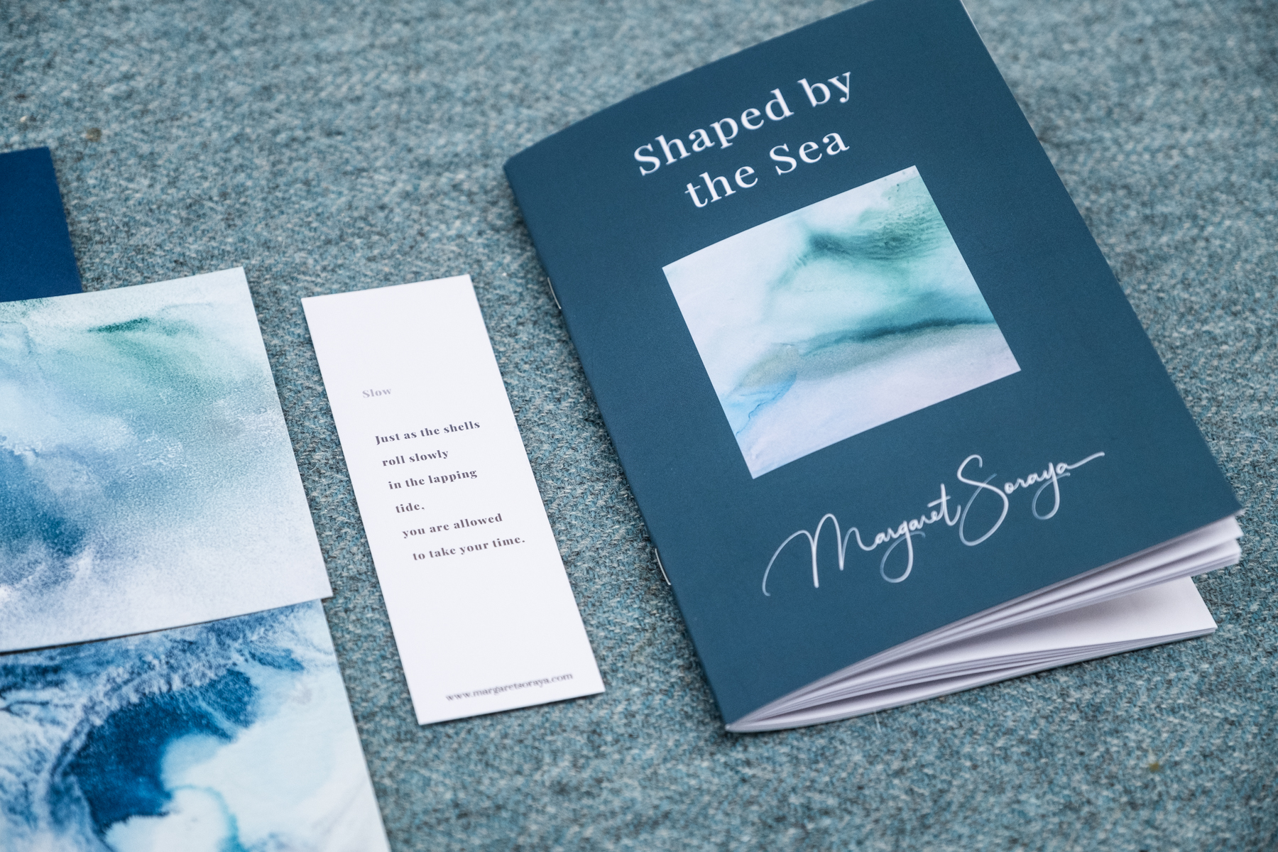 Poetry and painting book about the Hebridean sea
