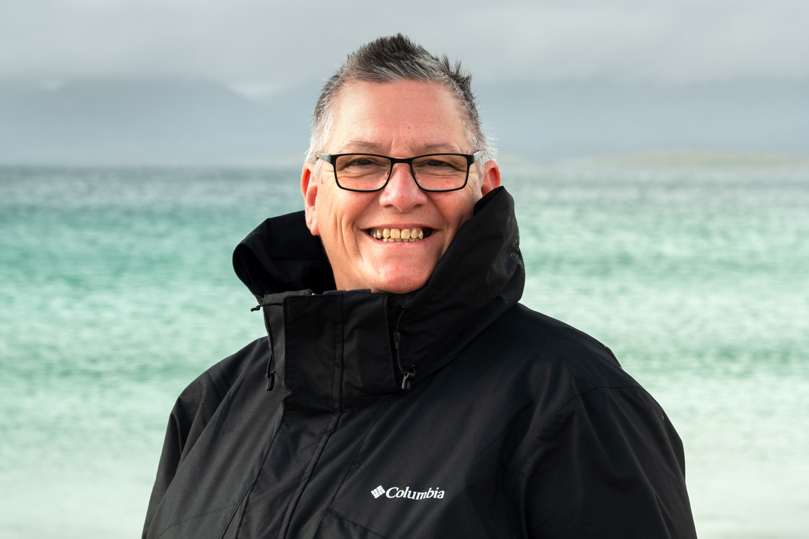 Lesley Lintott, photographer and ICM artist, co-leading the Isle of Harris long exposure photography workshop