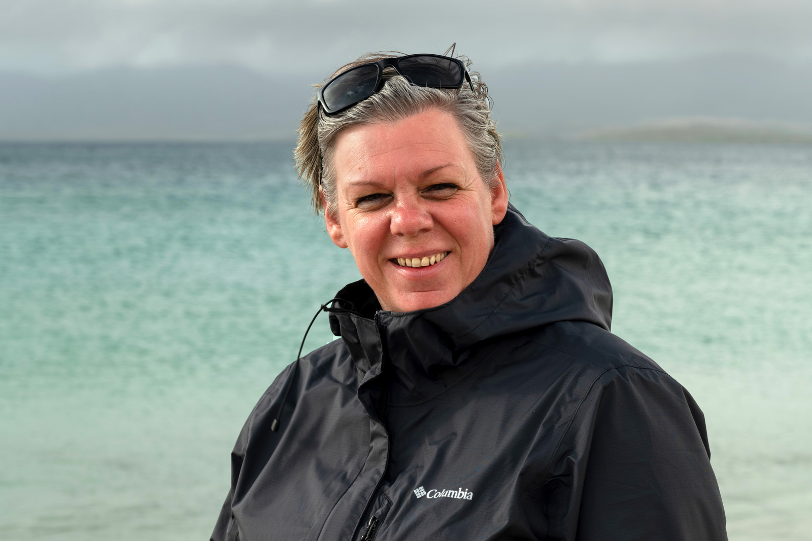 Lesley Lintott, photographer and ICM artist, co-leading the Isle of Harris long exposure photography workshop