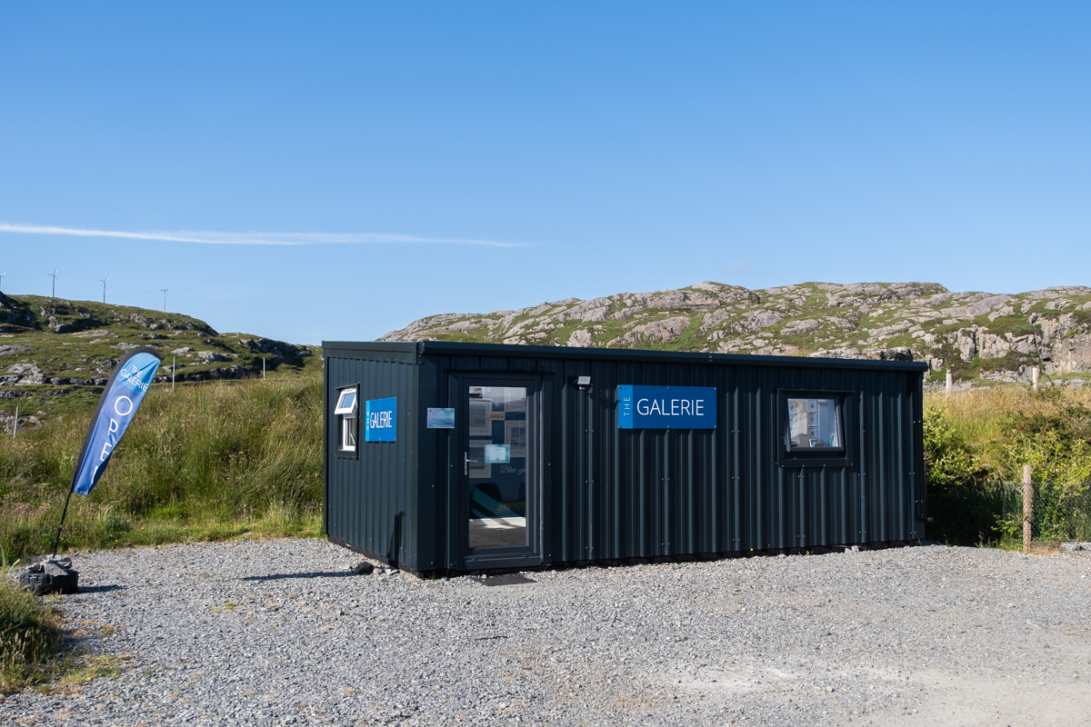 Art gallery exterior in Geocrab, Harris