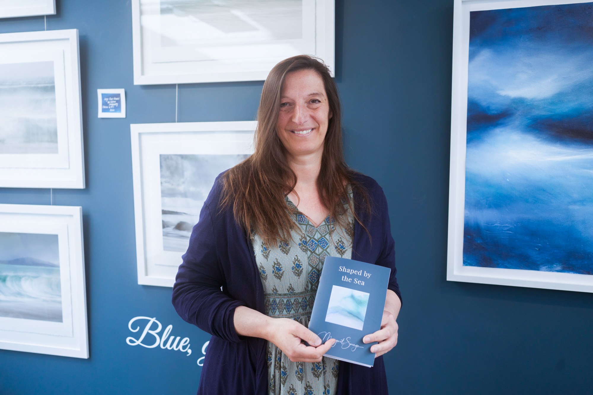 margaret soraya art gallery in harris with new book 