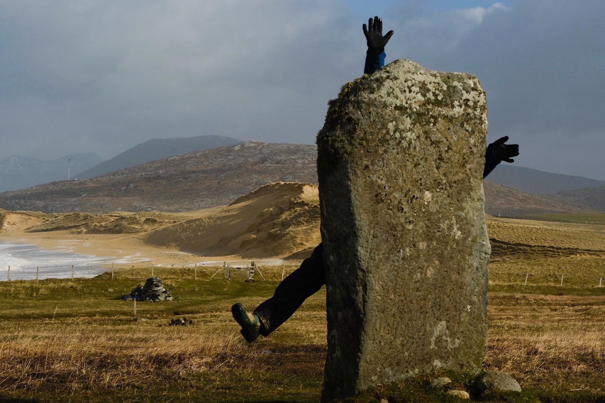 %Isle of Harris% 15 Standing stone Isle of Harris photography workshop moment